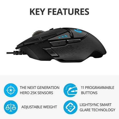 Logitech G502Hero Master Wired Gaming Mouse 502 Esports Machinery Eat Chicken Macro CS Programming Peripheral