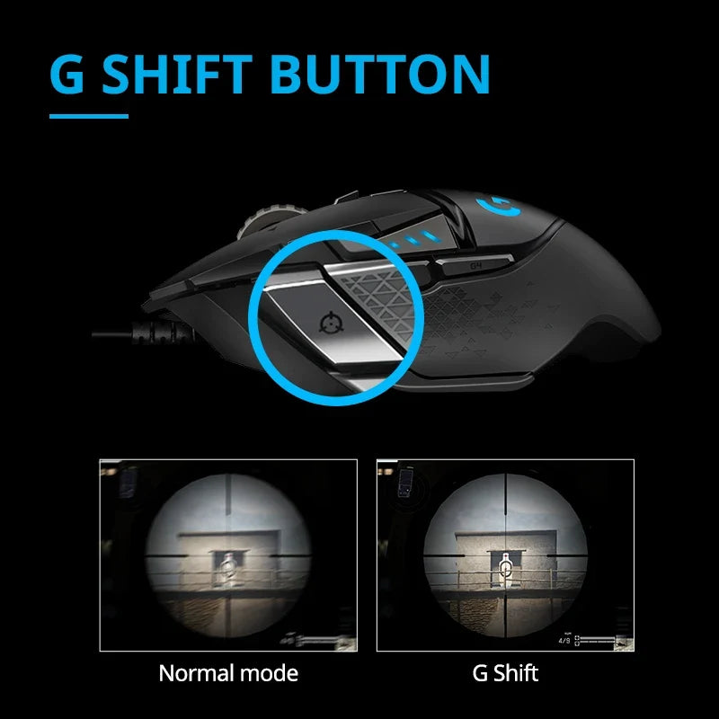 Logitech G502Hero Master Wired Gaming Mouse 502 Esports Machinery Eat Chicken Macro CS Programming Peripheral