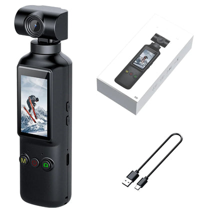 X8 4K Vlogging Camera, Wifi Pocket Camera with Rotatable Lens
