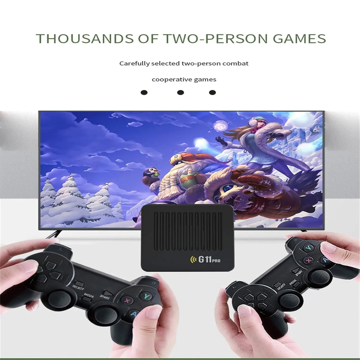 G11 Pro 4K HD Game Stick 256G Built-In 60000+ Retro Games